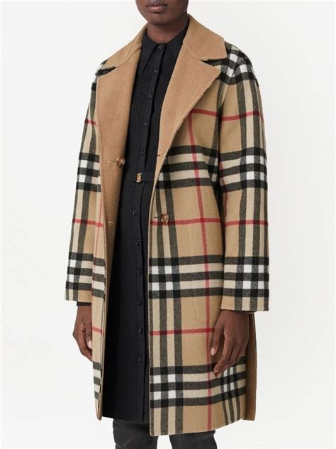 burberry coat ioffer|Burberry check wool coats.